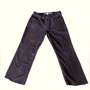 GAP boot-fit corduroy frayed jeans